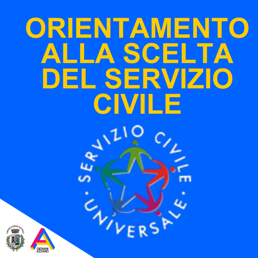 IL SERVIZIO CIVILE TI ASPETTA: l'informa giovani è al tuo fianco per scegliere