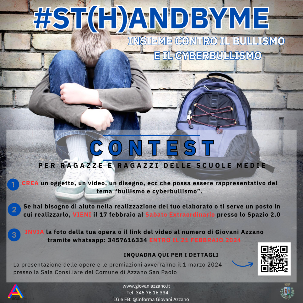 #ST(H)ANDBYME Insieme contro il bullismo e il cyberbullismo