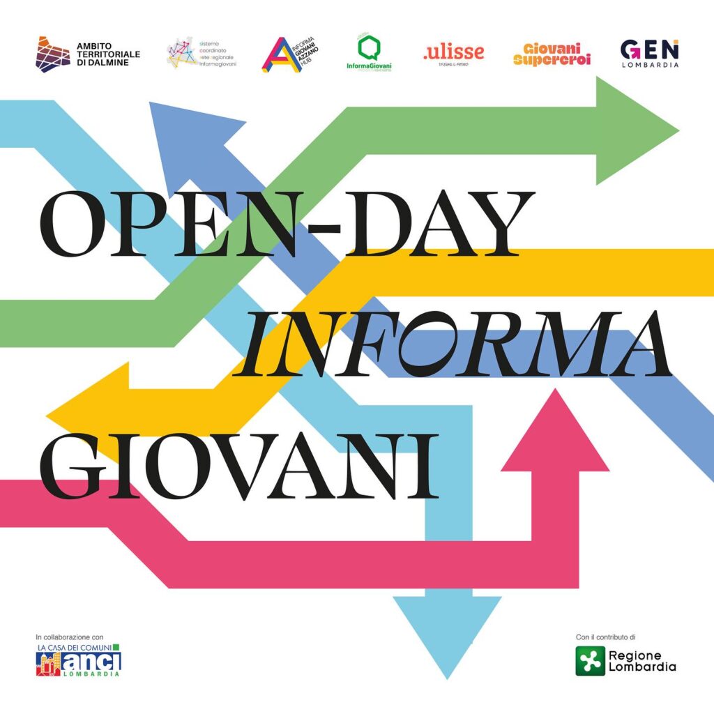 A Marzo il primo OPEN DAY della RETE INFORMA GIOVANI dell'AMBITO DI DALMINE