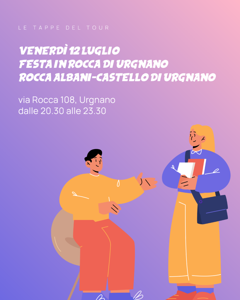 L'IG TOUR continua VENERDI 12 LUGLIO ad URGNANO