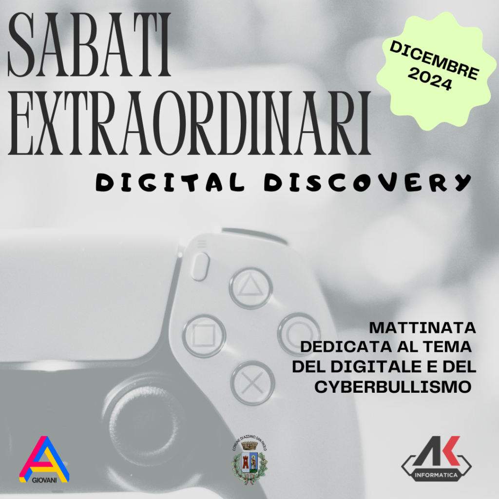 Sabato extraordinario - Digital discovery