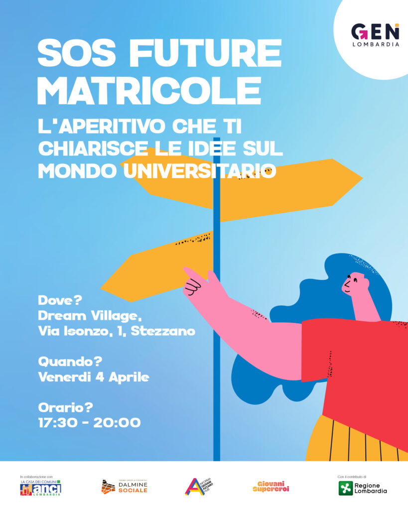 SOS UNIVERSITA': l'evento che ti chiarisce le idee! Venerdì 4 aprile ore 18:00 Stezzano (Bg)