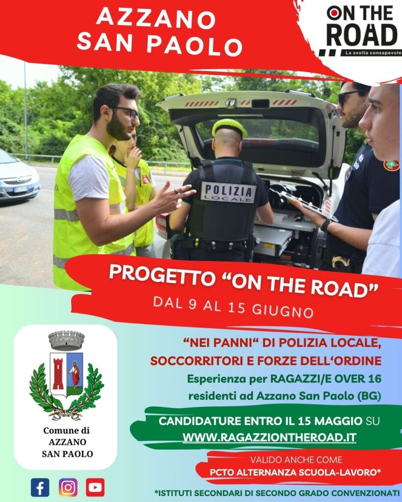 Presentazione del progetto On the Road – 5 giugno all'Auditorium di Orio al Serio