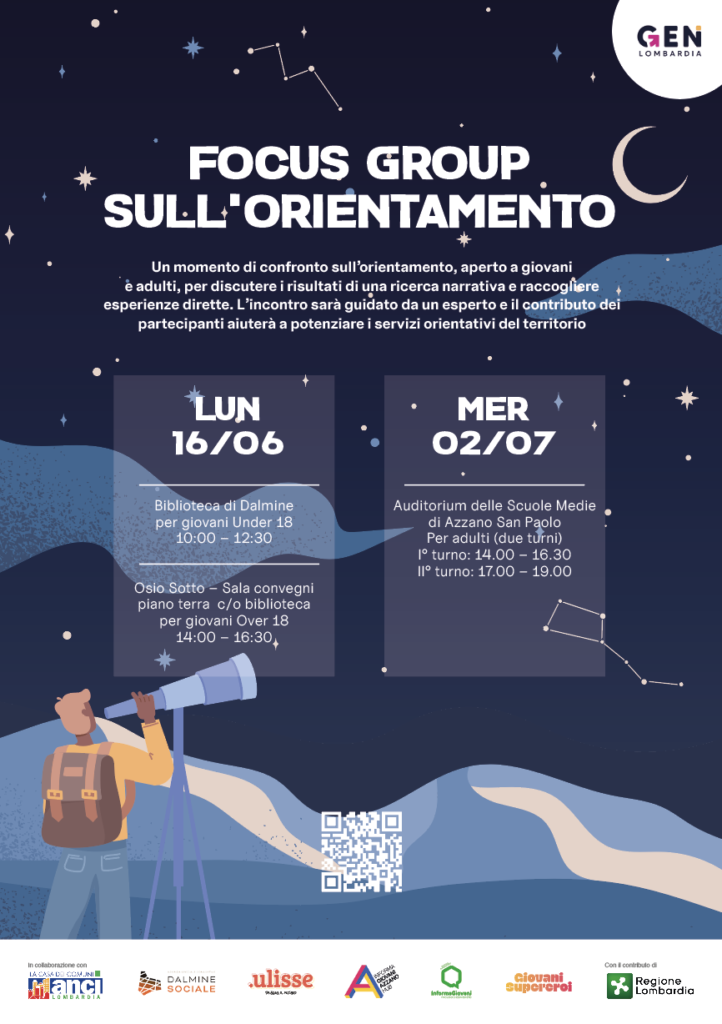 FOCUS GROUP sull'orientamento – 16 giugno e 2 luglio