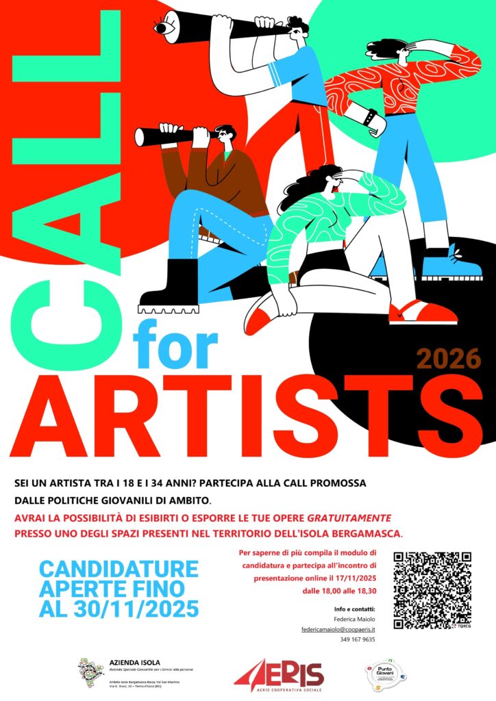 Call for Artists 2026: dai spazio alla tua arte