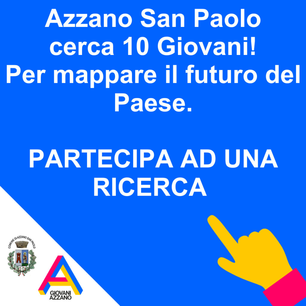 Il comune di Azzano San Paolo cerca giovani per mappare il futuro del paese: un'opportunità unica di formazione e lavoro per studenti