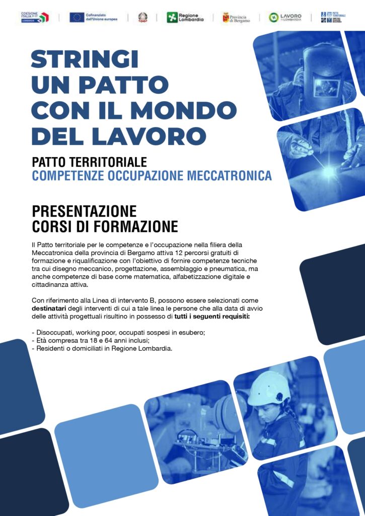 Nuove opportunità nel Settore Meccatronico a Bergamo: formazione gratuita e lavoro