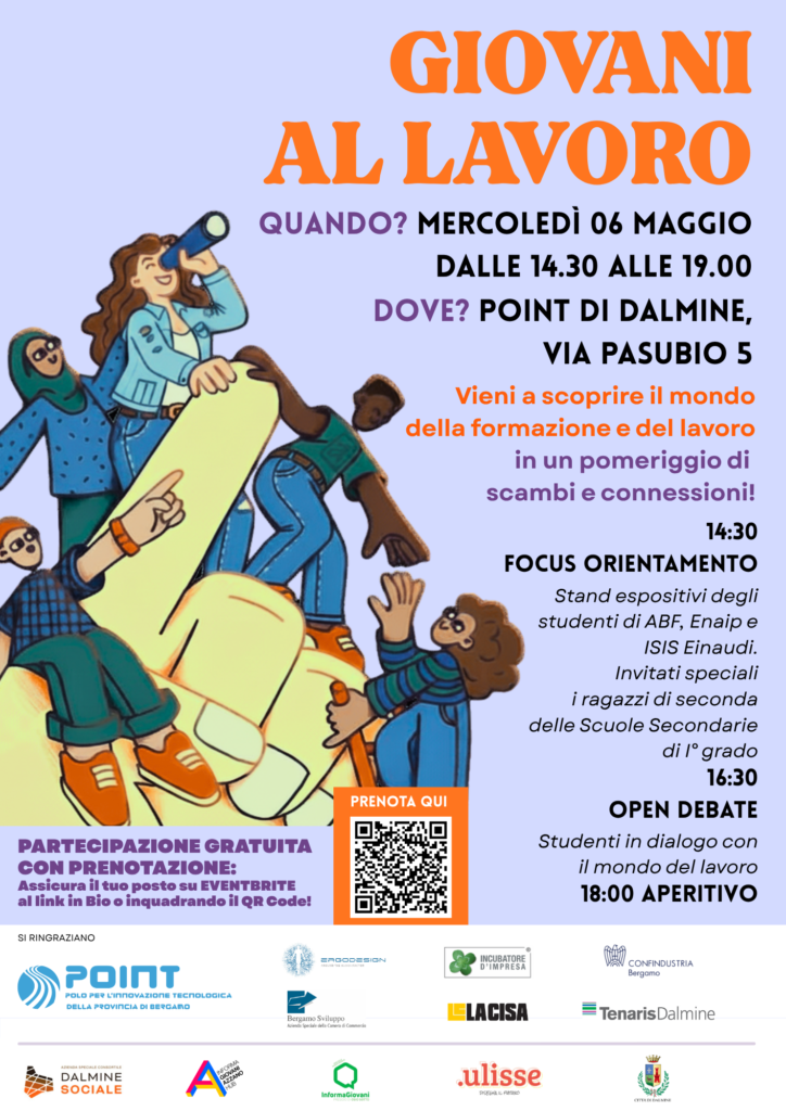 Giovani al Lavoro: il 6 maggio un pomeriggio per costruire il tuo futuro al Point di Dalmine