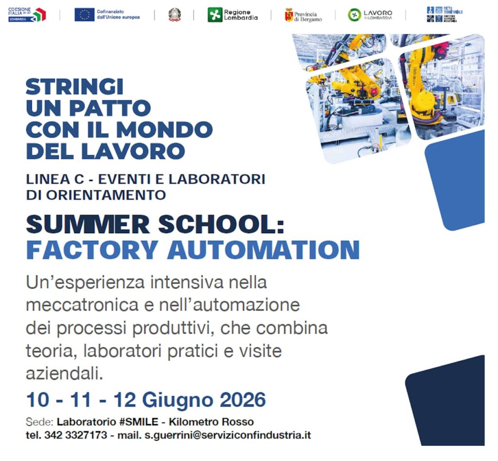Summer School "Factory Automation": Scopri il futuro dell'Automazione!