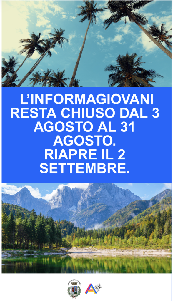 Chiusura Estiva Informagiovani: Riapertura il 2 Settembre!